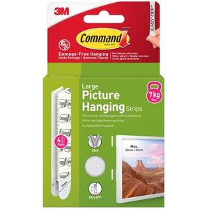 3M Command™ képakasztó csíkok, 4 darab, teherbírás 7 kg kép