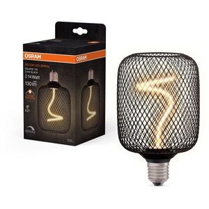 OSRAM spirál alakú LED mennyezeti lámpa E27 SQUARE BLACK, meleg fehér fény, szabályozható kép