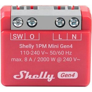 Shelly Gen4 1PM Mini, kapcsoló modul, Wi-Fi kép