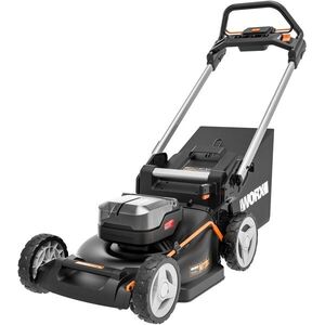 WORX rotációs fűnyíró AKU 40 V WG749E (2 × 4 Ah) kép