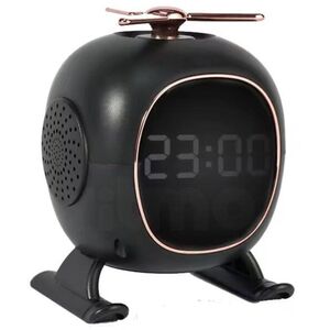 Verk 27502 Aromaterápiás Bluetooth ébresztőóra hangszóróval, fekete szín kép