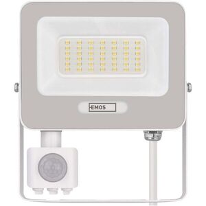 EMOS GLARO + mozgásérzékelő, 30 W, természetes fehér, IP54, 3000 lm - fehér kép