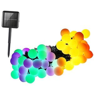 VERK 12297 Napelemes dekoratív fényfüzér, 40 LED, 690 cm, multicolor kép