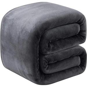 Ruhhy 22695 Fleece takaró 160 × 200 cm, szürke kép