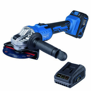 SCHEPPACH sarokcsiszoló AKU 20 V IXES C-AG125-X - L szett (1 × 4 Ah) kép