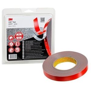 3M™ VHB™ kétoldalas nagy szilárdságú akrilszalag 4991F, szürke, 19 mm x 5, 5 m kép