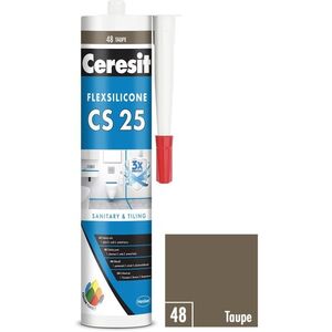 Ceresit szaniter szilikon CS 25 Taupe, 280 ml kép