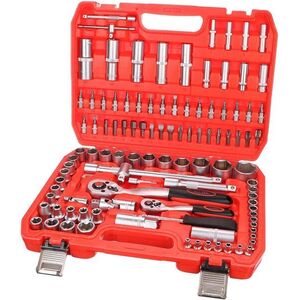 SIXTOL SIX SX3030 Profi Dugókulcs készlet, CRV, 108 db kép