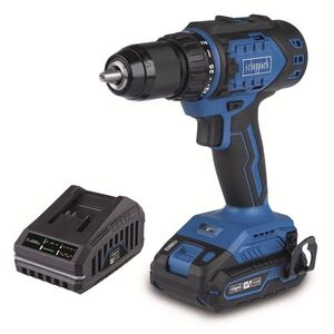 SCHEPPACH Vrtací šroubovák AKU 20V IXES, nabíječka BC-DD60-X-SET S (1 × 2 Ah) kép