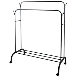 Ruhhy 27084 ruhaállvány, akasztókkal és polccal, 150×110×57 cm kép