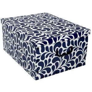 ORDINETT Tároló doboz, 47 l, DROP karton, 49 × 39 × 25 cm kép