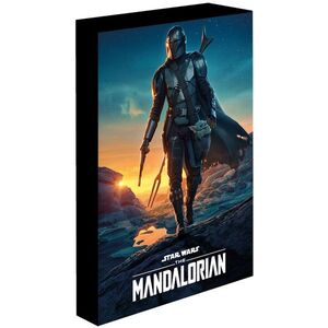 Mandalorian, 30×40 cm, LED világítófestmény kép