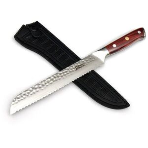 MaceMaker HAILSTORM BREAD KNIFE SanMai damaszkuszi acél kenyérvágó kés kép