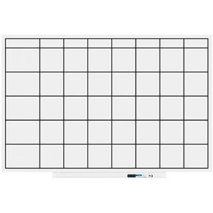 ROCADA Skin Planner 6420UP, keretmentes, lakkozott, 115 x 75 cm + tervezőnégyzetek - fehér kép