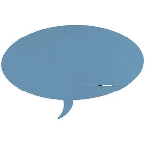 ROCADA Skin Shape Talk 6441-5024, keretmentes, gondolatbuborék forma, 150 x 100 cm - RAL 5024 pasztell kék kép