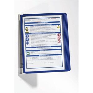 DURABLE Vario Wall 5 Fali irattartó, 5 zsebbel, A4, kék kép