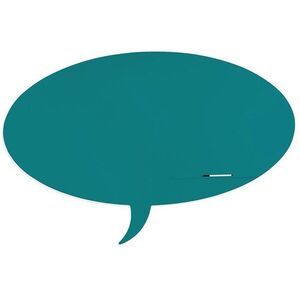 ROCADA Skin Shape Talk 6440-5021, keretmentes, gondolatbuborék forma, 115 x 75 cm - RAL 5021 vízkék kép