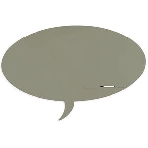ROCADA Skin Shape Talk 6440-7030, keretmentes, gondolatbuborék forma, 115 x 75 cm - RAL 7030 kőszürke kép