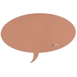 ROCADA Skin Shape Talk 6440-3012, keretmentes, gondolatbuborék forma, 115 x 75 cm - RAL 3012 bézsvörös kép