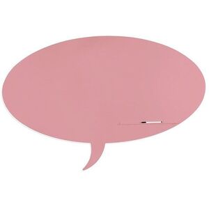 ROCADA Skin Shape Talk 6440-3015, keretmentes, gondolatbuborék forma, 115 x 75 cm - RAL 3015 világos rózsaszín kép