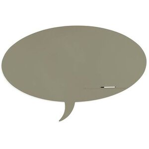 ROCADA Skin Shape Talk 6440-7033, keretmentes, gondolatbuborék forma, 115 x 75 cm - RAL 7033 cementszürke kép