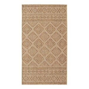 Bézs kültéri-beltéri szőnyeg 80x150 cm Mira 1452 – Ayyildiz Carpets kép