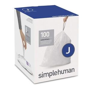 Összehúzható szemeteszsák készlet 100 db-os 45 l J – simplehuman kép