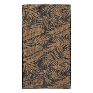 Fekete-barna kültéri-beltéri szőnyeg 80x150 cm Mira 1451 – Ayyildiz Carpets kép