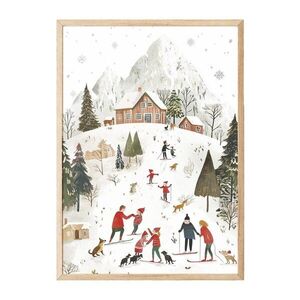 Nyomtatott keretezett kép 30x40 cm – Wallity kép