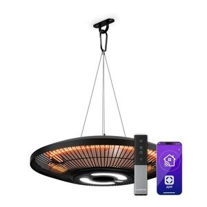 Klarstein LumiHeat infravörös mennyezeti fűtés | 2000 W | 15 m² | LED világítás | 42 x 42 cm kép