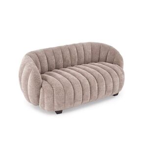 Kétszemélyes kanapé, 140 cm, sötétbézs - FRAISIER - Butopêa kép
