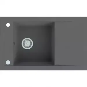 Mosogató Granit Merkury 1K 780x480 szürke kép