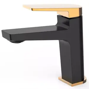 Csaptelep mosdókagylóhoz Royal Black Rose Gold kép