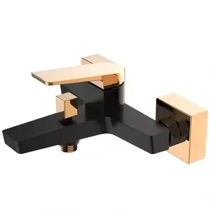 Csaptelep kádhoz Royal Black Rose Gold kép