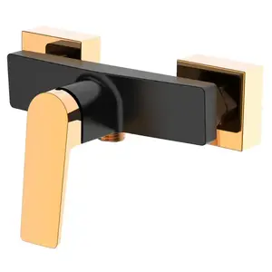 Csaptelep zuhanyhoz Royal Black Rose Gold kép
