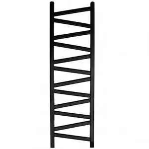 Fürdőszoba radiátor Mix Kalipso Mk 140/50 1400x540 mm fekete kép