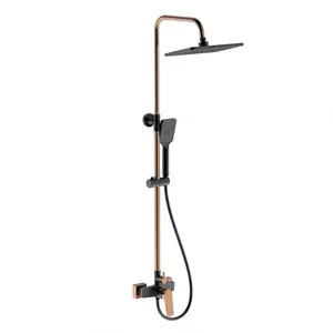 Zuhanyrendszer Royal Black Rose Gold kép