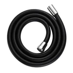 Zuhanycső szilikon Fit Black 150 cm fekete kép