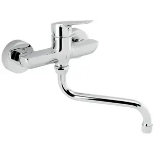 Mosogató-mosdó csaptelep 54070/t.0 Metalia 54 150 mm kép