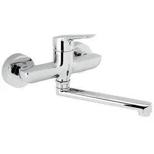 Mosogató-mosdó csaptelep 54076.0 Metalia 54 150 mm kép