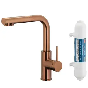 Mosogató csaptelep Duero Pure Basic Rose Gold vízszűréssel kép