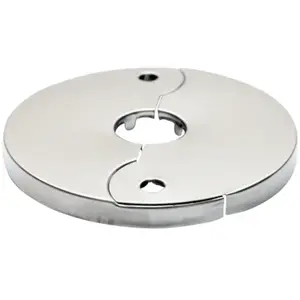 Osztott lapos rozetta 3/4˝ rozsdamentes acél, h-6, d-70 kép