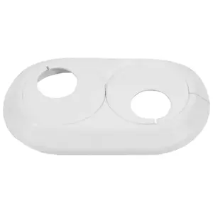Dupla rozetta 22 mm fehér kép