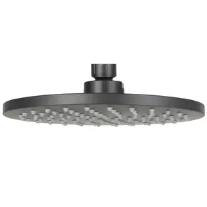 Zuhanyfej Round Black 20 cm kép