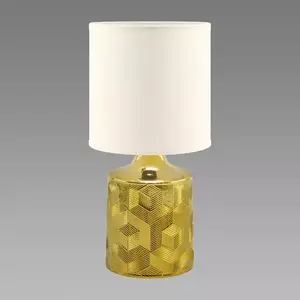 Lámpa Linda E14 GOLD/WHITE 03786 kép