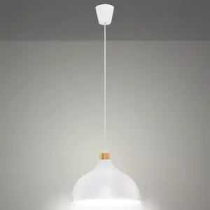 Lampa Cap 2070 Wood Feher Lw1 kép