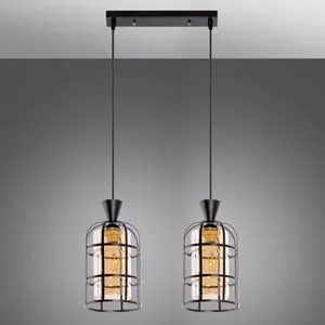 Lámpa Drut W-5007/2 Borostyán LW2 kép