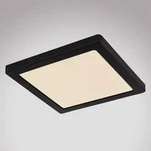 Mennyezet 12380-18B LED 18W fekete PL kép
