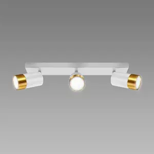 Lámpa PUZON SPT GU10 3L WHITE/GOLD 04126 LS3 kép