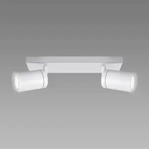 Lámpa TENOR GU10 2L WHITE 04070 IP44 LS2 kép